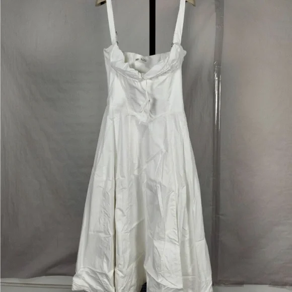 House of CB Carmen White Bustier Sundress  PLUS CUP nwot - Picture 3 of 6